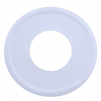 Cover Plate Flat PVC White Stainless Steel