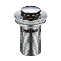 32mm X 80mm Pop Up Plug And Waste With OverFLow C/P  6021089
