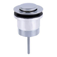 40mm X 50mm Pop Up Plug And Waste (Small Plug And Long Screw) C/P  6021127