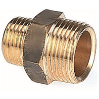 20mm X 10mm Reducing Hexagon Nipple (3/4" X 3/8")
