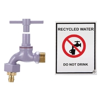 Hose Tap Recycled Water Kit 20MI Thread LF