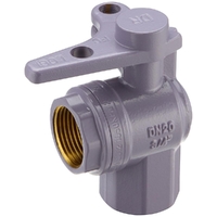 Watermarked Ball Valve Right Angle Meter Stop Lilac FI 20mm