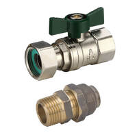 Swivel Nut Ball Valve Water (FI End) W-15 MI X15FL Union