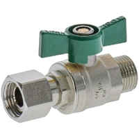 15mm Swivel Nut x MI  Ball Valve Water 