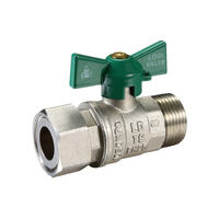 Swivel Nut Ball Valve Water MI 20mm