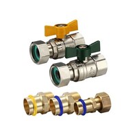 Swivel Nut Ball Valve Kit (FI End) 20 Press Fit Gas And Wate