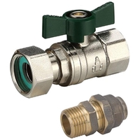 Swivel Nut Ball Valve Water (FI End) W-20MI X 20FL Union
