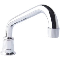 Swivel Spout Hob Tube Chrome Plated 225mm