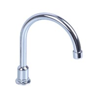 150mm Swivel Spout Hob Tube Chrome Plated Gooseneck