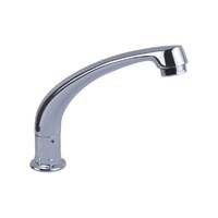 180mm Swivel Spout Hob Cast Chrome Plated 
