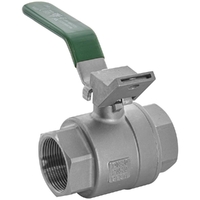 20FI Lockable Lever Handle Ball Valve Stainless Steel