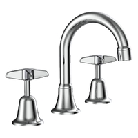 Southern Cross Basin Set Swivel Spout - 6 Star
 3/4 Turn - Chrome (Lf)