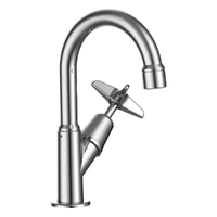 Southern Cross Swivel Pillar Tap - 4 Star
 3/4 Turn - Chrome (Lf)