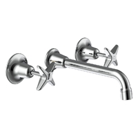 Southern Cross Wall Spa Set 3/4 Turn - Chrome