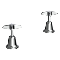 Southern Cross Wall Stops Jumper Valve - Chrome (Lf)