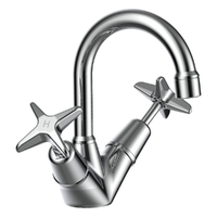 Southern Cross Twin Basin Tap - 4 Star
 3/4 Turn - Chrome (Lf)