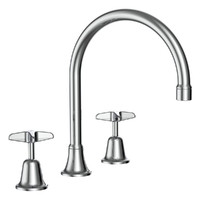 Southern Cross Hob Spa Set Jumper Valve - Chrome