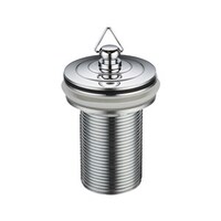 40mm X 80mm Deluxe Plug And Waste No OverFLow C/P  6012080