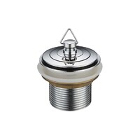 Plug And Waste Basin With Brass Plug Chrome Plated 40mm X 50