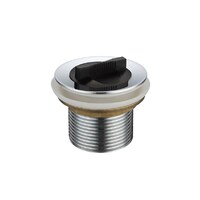 40mm X 50mm Plug And Waste Basin With Rubber Plg Chrome Plated 