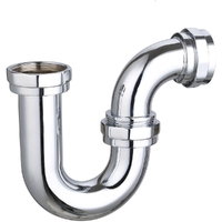 DN40 Cu P-Trap Uni Captive Nut C/P