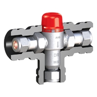 15mm Temperature Control Valve C/W Insulation - Lead Free