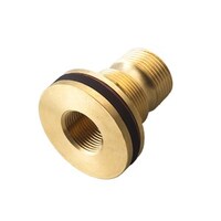 Tank Flange Watermarked Brass 100mm