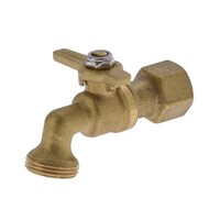 15mm Hose Tap Quarter Turn Brass FI