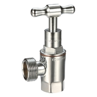 Cistern Stop T Head Chrome Plated 15MM LF