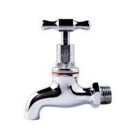 Bib Tap T Head Chrome Plated MI 15mm