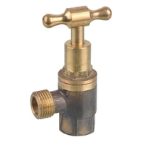 Cistern Stop T Head Rough Brass 15MM LF