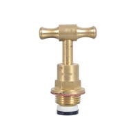 Top Assembly T Head Rough Brass 15mm