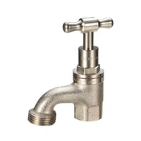 Hose Tap Standpipe T Handle Nickel Plated FI 15mm