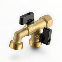 Dual Outlet Garden Tap BR 15FI X 20MI LF