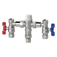 Thermostatic Mixing Valve 15mm Optional 20mm Outlet - Lead Free