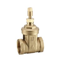 Watermarked Gate Valve With Key Cap Brass 40mm