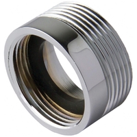 32MI X 40FI Trap Adaptor Deluxe Brass Chrome Plated 