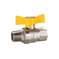 15mm MI X FI AGA Approved Ball Valve Butterfly Handle 