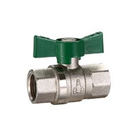 20mm FI X FI Dual Approved Ball Valve Butterfly Handle 