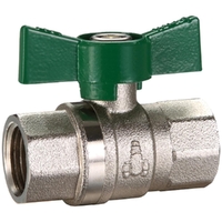 Dual Approved Ball Valve Butterfly Handle FI X FI 20mm