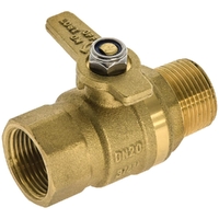 20MI X 20FI Brass Handle Ball Valve 