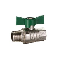20mm MI X FI Dual Approved Ball Valve Butterfly Handle 