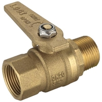 Watermarked Ball Valve Brass Long Handle MI X FI 25mm