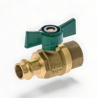 DN25 X 25F WMK Ball Valve Press Fit Butterfly Handle 