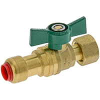 Isolation Non Return BV Check Valve Swivel CU Push 15MM LF