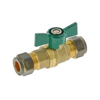 15mm Dual Isolation Non Return BV With Check Valve CU Compres 