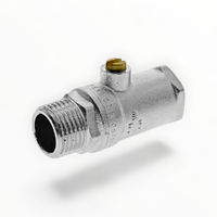 WMK Mini Ball Valve Drain Tap CP FI X MI 6MM LF