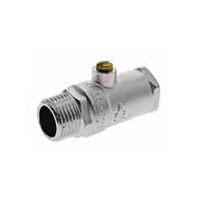 15mm MI X FI Watermarked Mini Ball Valve Drain Tap Chrome Plated 