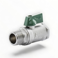 WMK Mini Ball Valve CP With Handle MI X FI 15MM LF