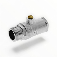 WMK Mini Ball Valve Drain Tap CP FI X MI 20MM LF